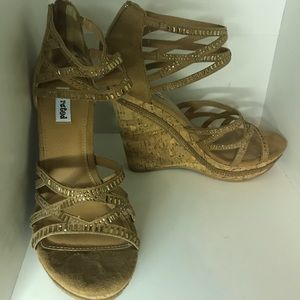 Not Rated Rhinestone Wedge